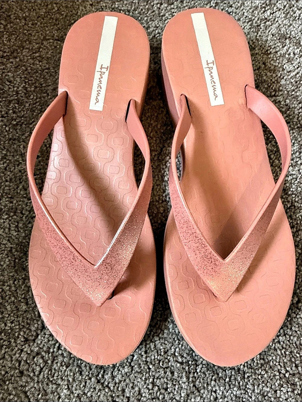 Ipanema Selfie Wedge Flip Flops Pink